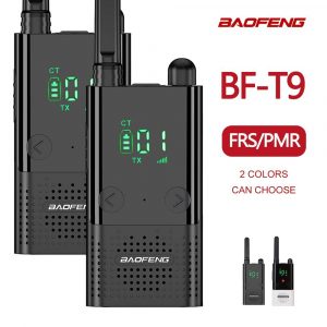 Baofeng BF-T9 Smart Mini PMR FRS License-Free HD Sound Hunting Ham Radios USB Charger Walkie Talkie