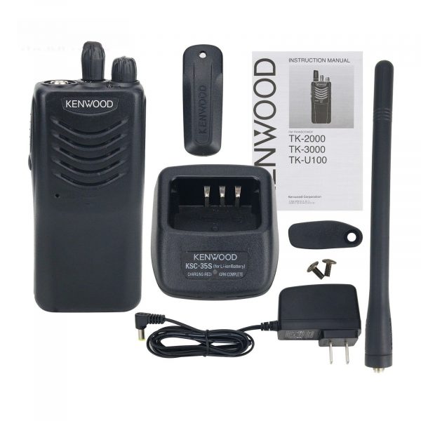  KENWOOD TK-U100 Radio VHF 144-174MHz  UHF 440-480MHz  400-430MHz KENWOOD TKU100 Portable Transceiver
