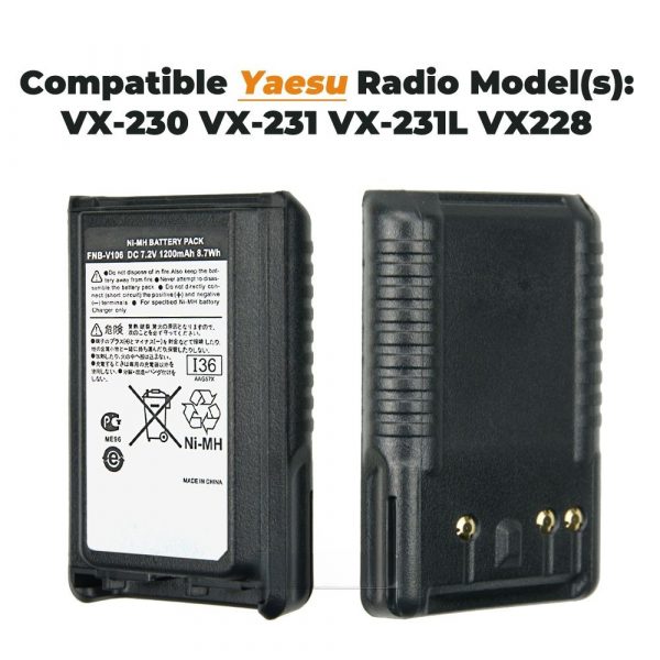 Charger Seat FNB-V106 Battery for YAESU Radios VX 231 VX228 VX230 VX231L - Image 4