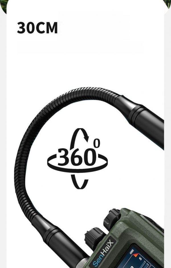 SenHaix GT-12 Antenna Dual Band U/V Gooseneck Antenna SMA Female for Ham Radio - Image 2