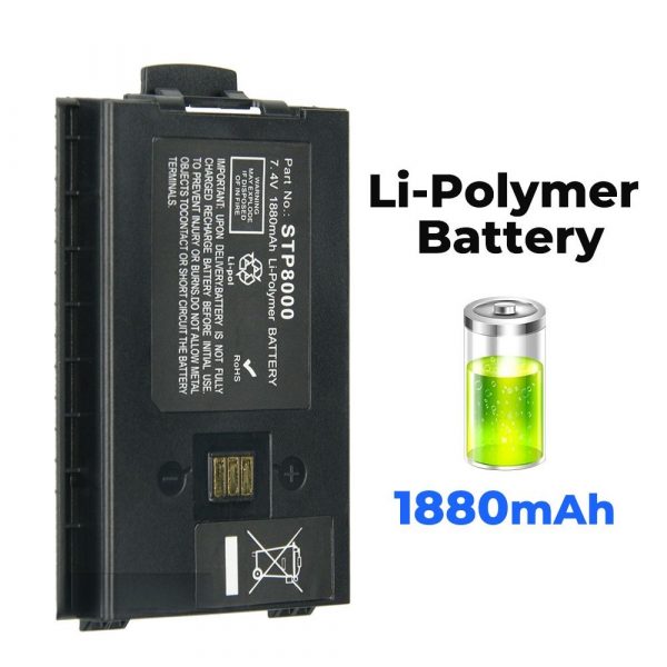 7.4 1880mAh Sepura STP8000 Replacement Battery for Sepura STP8000 STP8020 STP8030 STP8035 STP8038 STP8040 STP9000 Two Way Radios - Image 5