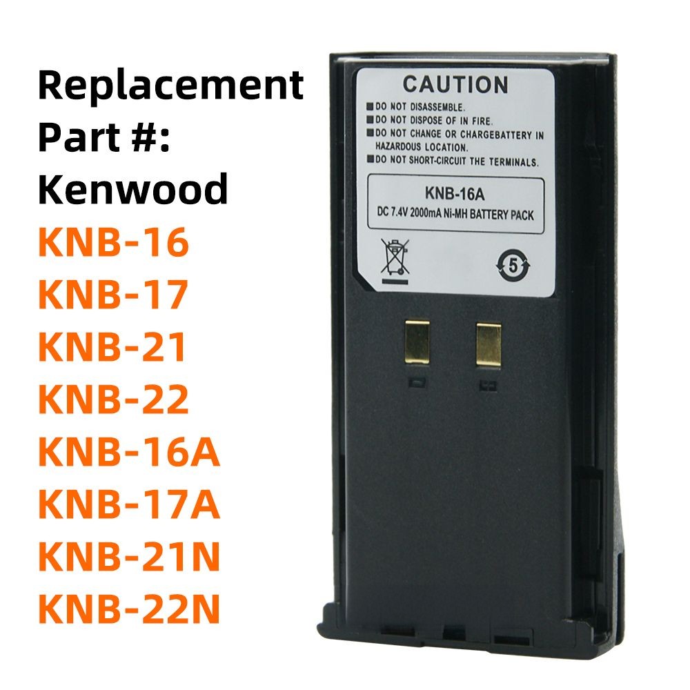 KNB 17A KNB 22N 2100mAh Ni MH Battery For KENWOOD TK 190 TK 280 TK 290 TK 380 TK