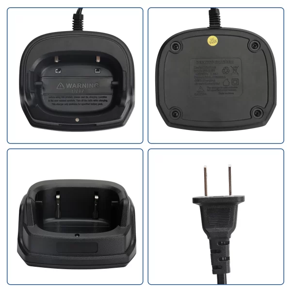 BAOFENG UV-17 PRO EU/US Battery Charge Base Charger for Baofeng UV-17 PRO Two-Way Radio UV17 PRO Walkie Talkie - Image 6