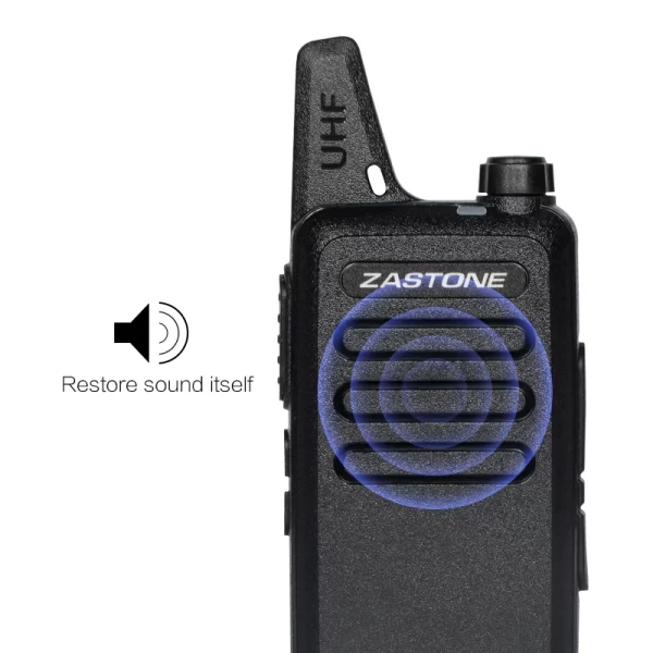 Zastone X6 Mini Walkie Talkie 400-470 UHF Walkie Talkie Portable Handheld Radio Comunicador Two-Way Ham Radio - Image 4