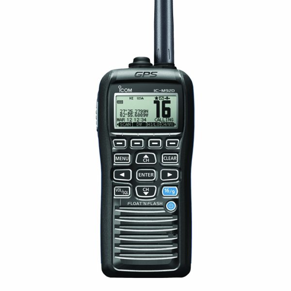 ICOM IC-M92D Handheld VHF Marine Radio with Internal GPS - Image 2