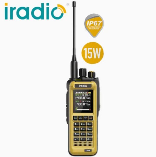 Iradio UV 99 15W Multi-Range IP67 Waterproof Dual Standby Walkie Talkie 1024 Channels - Image 2