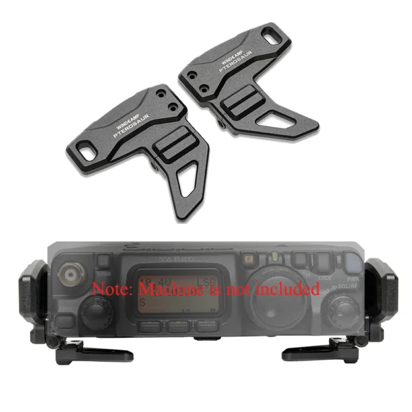 for YAESU FT-818ND 817ND FT-817 FT-818 HF Ham Radio Foot bracket Pterosaurs Stand Aluminum Alloy - Image 3