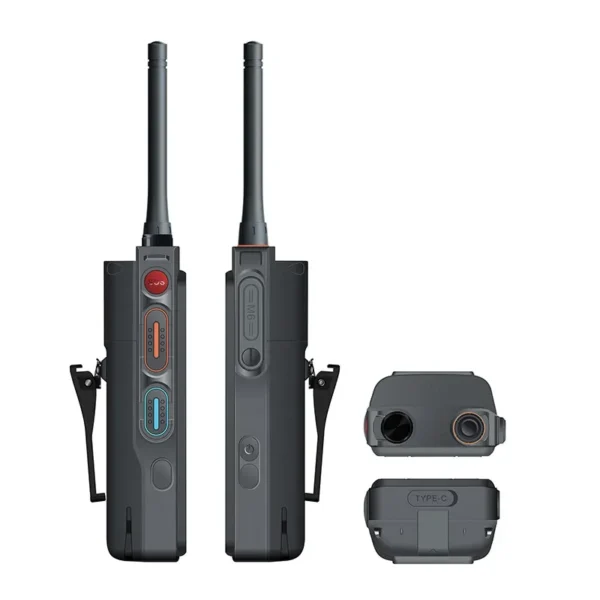 UNIWA P8 4 Inch HD+ Capacitive IPS Touch Screen Talkie Support NFC 5000mAh UHF Smart Zello Mobile Walkie Talkie Android 14 - Image 3