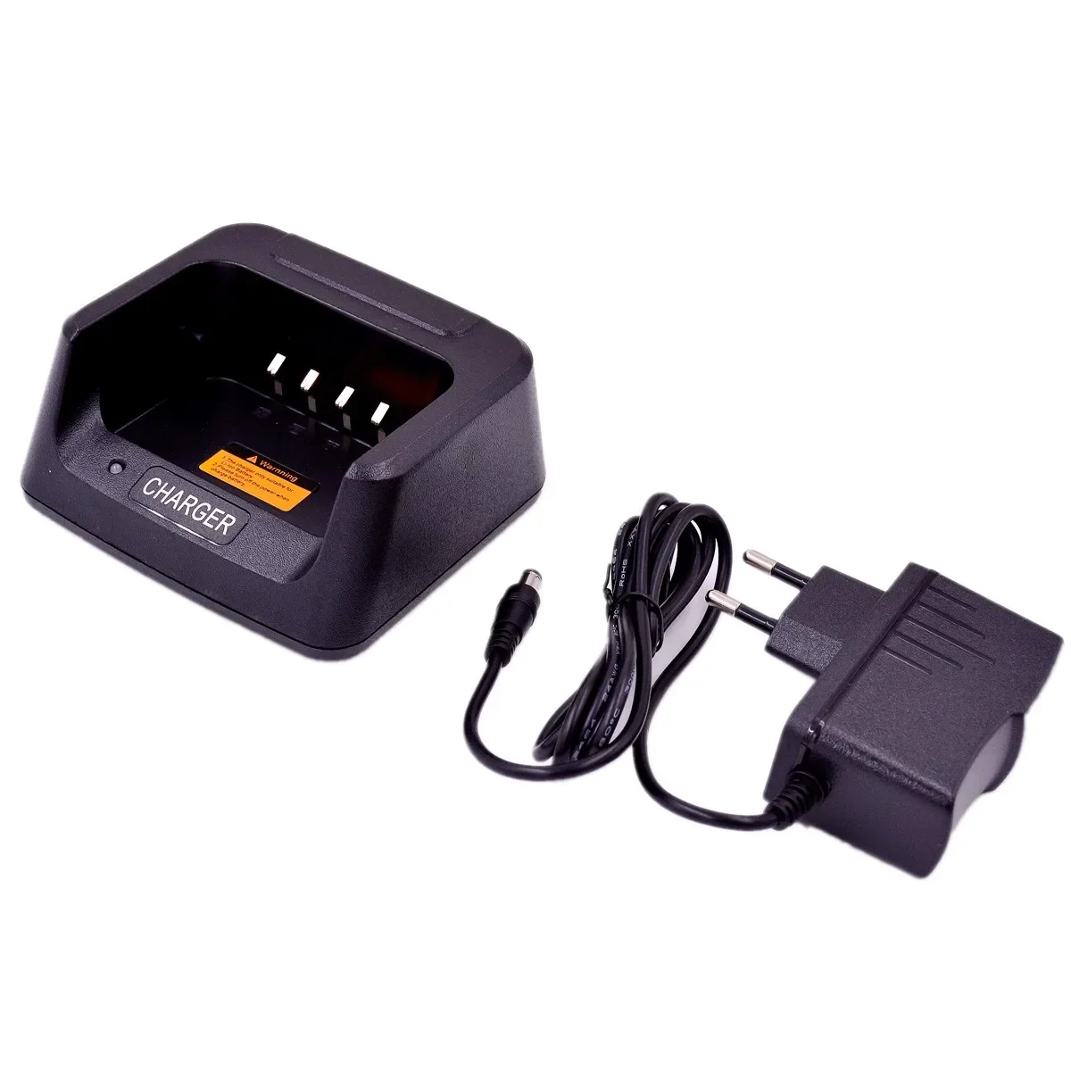Leixen Desktop Charger Base & AC Plug Adapter for NOTE UV25D HAM Radio Walkie Talkie Charge Tray Power Supply Accessory