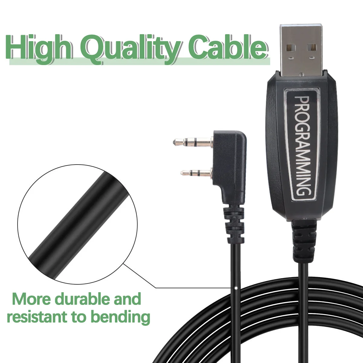 USB Programming Cable For Iradio UV-88 DM-UV4R BAJETON BJ8000 BJ8200 Quansheng TK11 K5 K6 Radtel RT-860 Walkie Talkie Ham Radio - Image 3