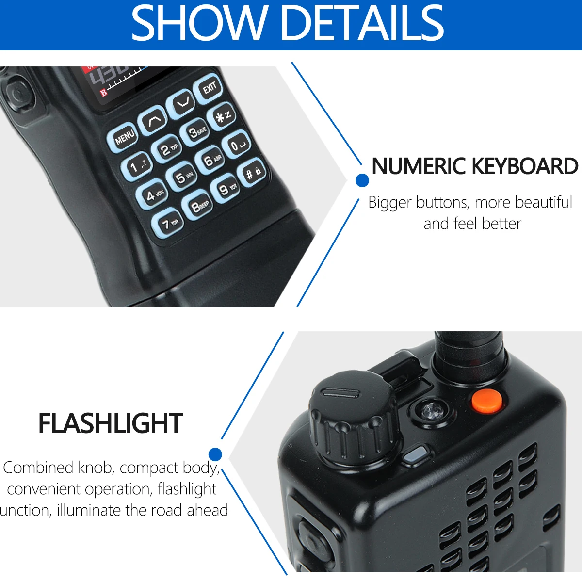 BAOFENG AR-152 PRO GPS Tactial Walkie Talkie 10W Multi Band Long Range Wireless Bluetooth Programming 12000mAh NOAA Ham Radio - Image 6