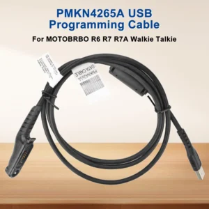 Walkie Talkie USB Mini GCAI Data Programming Cable PMKN4265A for Motorola MOTOTRBO R7 A6 R7A ION APX N50 N Series DMR Digital Portable Two Way Radio
