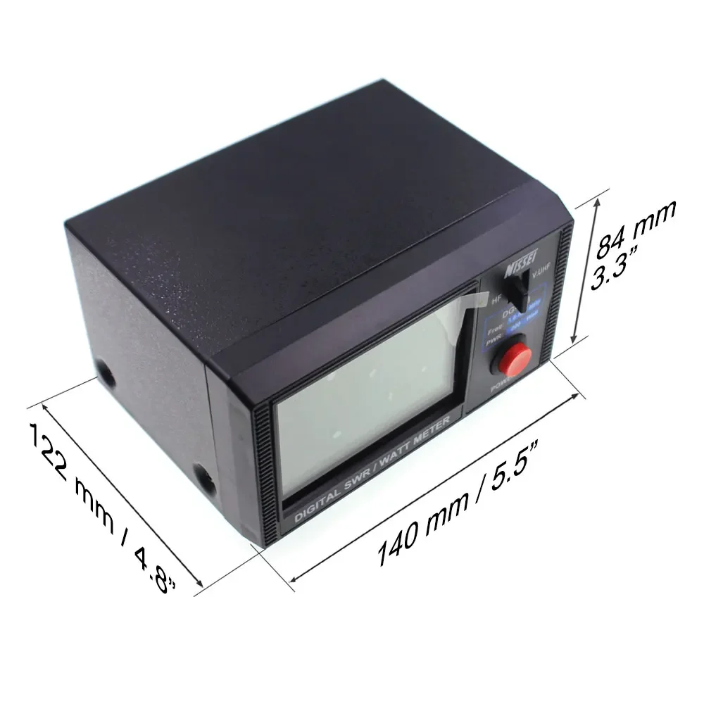 Nissei DG-503MAX/DG-503 Digital SWR/WATT HF VHF UHF Meter 1.6-60MHz/125-525MHz DMR (TDMA)/AM/SSB Measurer Analyze HF Transceiver - Image 5