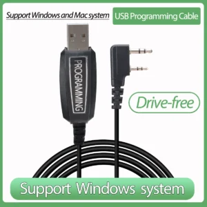 USB Programming Cable For Iradio UV-88 DM-UV4R BAJETON BJ8000 BJ8200 Quansheng TK11 K5 K6 Radtel RT-860 Walkie Talkie Ham Radio
