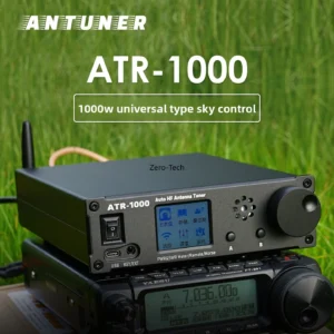 ATR-1000 1000W Automatic Antenna Tuner – 1.8-30MHz HF Shortwave Tuner with WiFi Smart Control for Yaesu, ICOM, Kenwood Radios