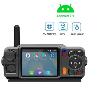 Alafone TD-M6Plus Android 7.1 Car Walkie Talkie – Touch Screen GPS POC Radio Zello Real-PTT Walkiefleet