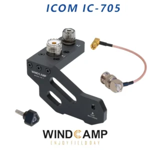 WINDCAMP RC-1 Quick Release Antenna Mount for ICOM IC-705 | CNC Aluminum