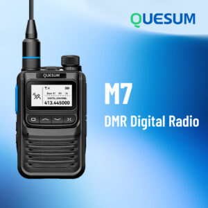 QUANSHENG M7 (2026) DMR & Analog Walkie Talkie | License-Free PMR446/FRS Radio