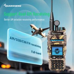 2026 Quansheng TK11 IP Camouflage Analog Two-Way Radio | VHF/UHF, 10KM Range, AM/FM Certified