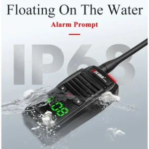 5W Marine Radio Transceiver IP68 Waterproof Handheld VHF UHF Walkie Talkie Floating Two Way Radio for Boat Ship Yacht