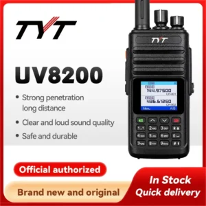 2pcs/lot TYT TH-UV8200 Walkie Talkie 10W IP67 Waterproof Transceiver portable Dual Band TH UV8200 Ham Two Way Radio