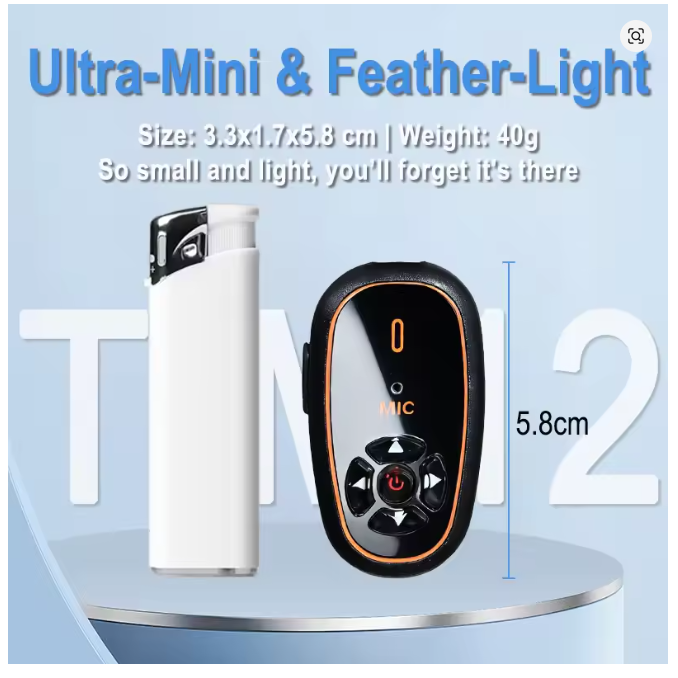 Mini Walkie Talkies Headset AI Voice Control Upgraded - Image 4