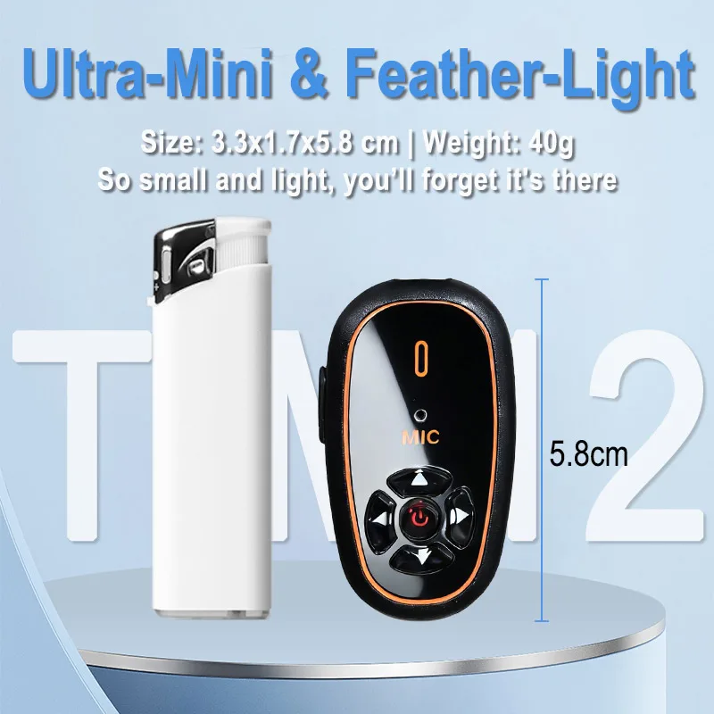 Mini Walkie Talkies Headset AI Voice Control Upgraded - Image 9