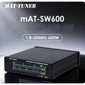 High Precision MAT-SW600 Digital SWR Wattmeter 1.8-30MHz 600W HF Shortwave Radio Power Meter